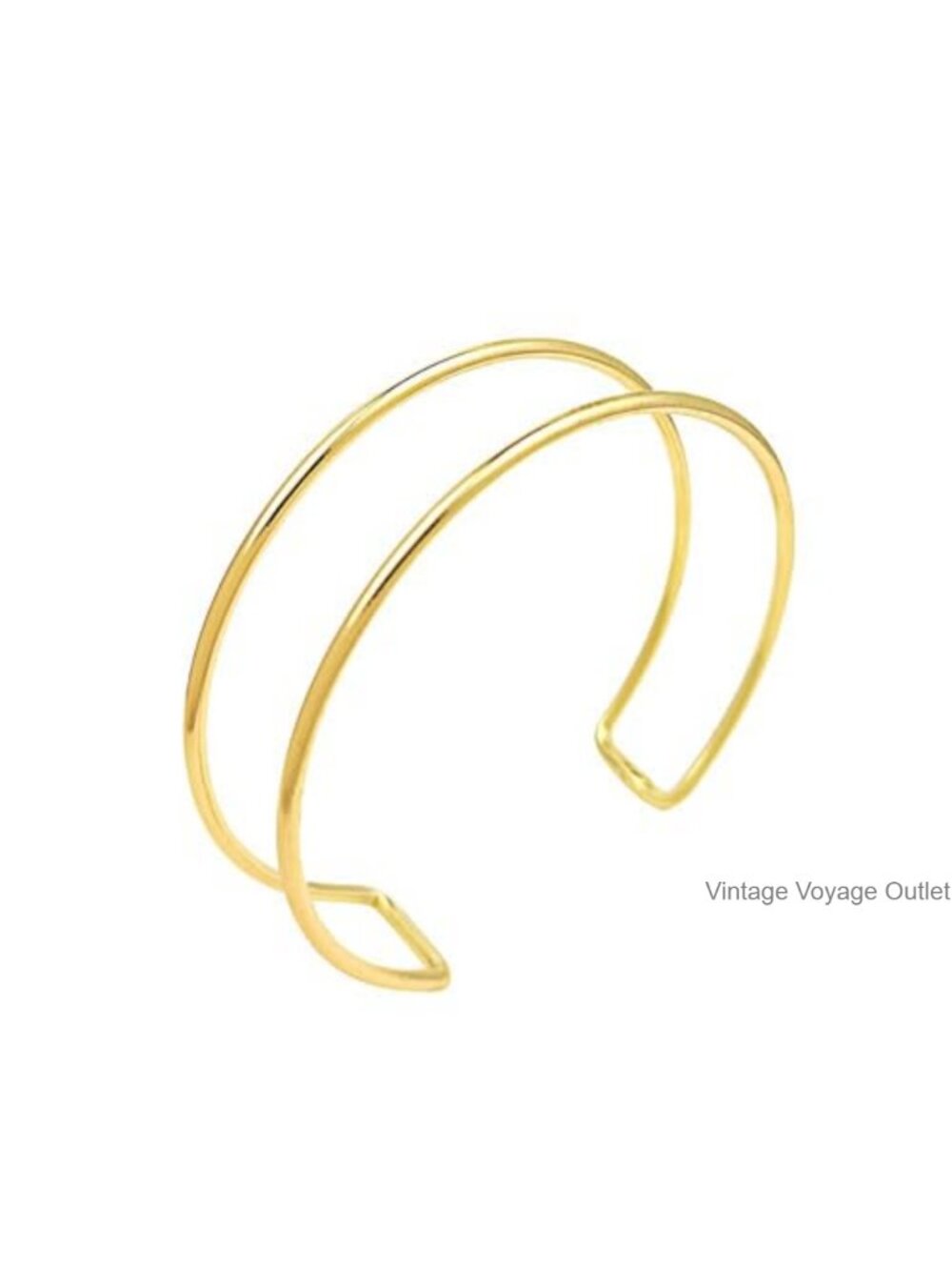14K Gold Plated Starfish Arm Cuff Adjustable Upper Arm Bracelet